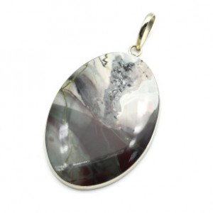 Кулон с яшмой " Овал " 34*48мм.