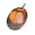 Кулон из яшмы Пикассо " Овал " 33*48мм. Кулон из яшмы Пикассо " Овал " 33*48мм.