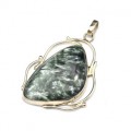 Кулон серафинит " Грация " 27*44мм.