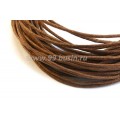 Шнур вощеный 1 мм коричневый 6 метров/упаковка