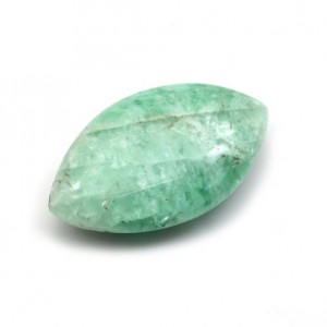 Кабошон из берилла двусторонний овал, 22*36*10мм