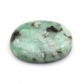 Кабошон из берилла овал, 16,5*22*5мм.