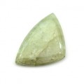 Кабошон из берилла треугольник, 19*29*5мм