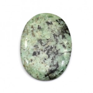Кабошон из берилла овал, 34*47*5мм
