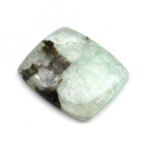 Кабошон из берилла прямоугольник, 23*27*5мм.