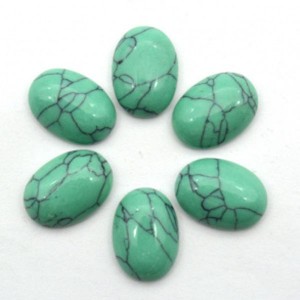 Кабошон из бирюзы (имитация) овал 13*18*5мм (иск.) Кабошон из бирюзы (имитация) овал 13*18*5мм (иск.)