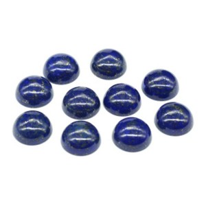 Кабошон из лазурита Афганского круг, 15*15*6мм. (28-5)