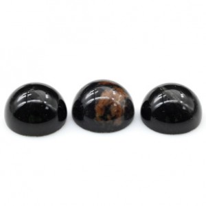 Кабошон из обсидиана, 11*11*7мм