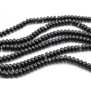 Бусины из агата диск 10*6мм, 38см, 62 бусины