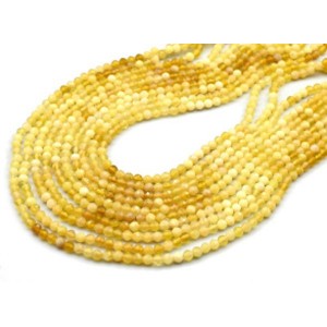 Бусины из агата тонированного шарик гр.4мм, 38см, 98 бусин