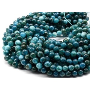 Бусины из апатита искусственного шарик 8мм, 37,5см, 46 бусин (иск.)