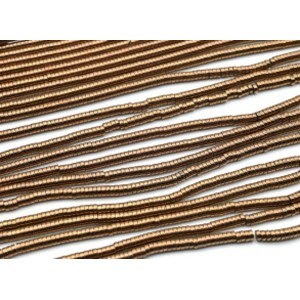 Бусины из гематита диск 3*1мм цвет медный, 40см, 335 бусин Бусины из гематита диск 3*1мм цвет медный, 40см, 335 бусин