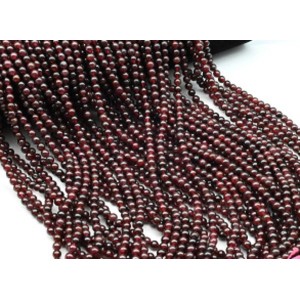 Бусины из граната шарик 4мм, 37см, 87 бусин Бусины из граната шарик 4мм, 37см, 87 бусин