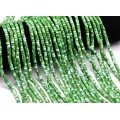 Бусины из перламутра диски 4мм цвет зеленый, 37,5см, 152 бусины