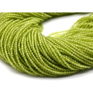 Бусины из кошачьего глаза (синт.) шарик гр.2мм цвет хризолит, 36,5см, 190 бусин (иск.)