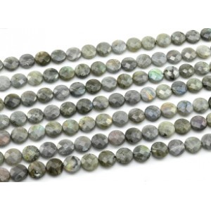 Бусины из лабрадорита круг гр.14мм, 38см, 27 бусин