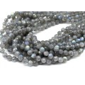 Бусины из лабрадорита шарик гр.6мм, 38,5см, 62 бусины