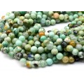 Бусины из азурмалахита шарик 8мм, 38,5см, 45 бусин