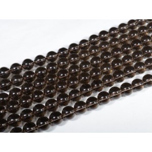 Бусины из раухтопаза шарик 12мм, 37,5см, 33 бусины (иск.)