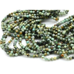 Бусины из хризоколлы шарик гр.2,5мм, 39см, 150 бусин Бусины из хризоколлы шарик гр.2,5мм, 39см, 150 бусин