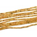 Бусины из турмалина желтого шарик гр.2мм, 39см, 228 бусин