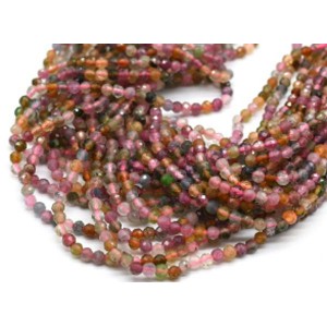 Бусины из турмалина шарик гр.3мм, 38,5см, 135 бусин Бусины из турмалина шарик гр.3мм, 38,5см, 135 бусин