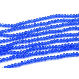 Бусины из циркона рондель гр.6мм цвет валильковый хамелеон, 43,5см, 94 бусин (иск.)