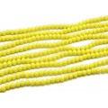 Бусины из циркона рондель гр.6мм цвет желтый матовый, 44см, 92 бусины (иск.) Бусины из циркона рондель гр.6мм цвет желтый матовый, 44см, 92 бусины (иск.)