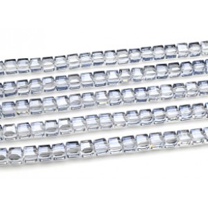 Бусины из циркона кубик гр.11,5*11,5мм цвет сизый, 39см, 34 бусины (иск.) Бусины из циркона кубик гр.11,5*11,5мм цвет сизый, 39см, 34 бусины (иск.)