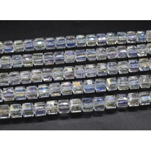 Бусины из циркона кубик гр.11,5*11,5мм цвет хрусталь хамелеон, 40см, 35 бусин (иск.) Бусины из циркона кубик гр.11,5*11,5мм цвет хрусталь хамелеон, 40см, 35 бусин (иск.)