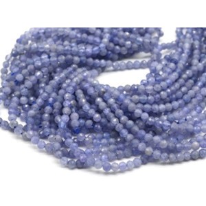 Бусины из танзанита шарик гр.3мм, 39,5см, 141 бусина