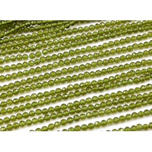 Бусины из шпинели шарик гр.3мм цвет оливковый, 37см, 137 бусин (иск.)
