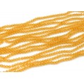 Бусины из шпинели шарик гр.3мм цвет желтый, 37см, 130 бусин (иск.)