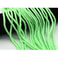 Бусины из каучука Африканские диски 4мм*0,4-1мм, цвет зеленый светлый, 39см (иск.)