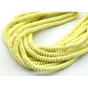 Бусины из каучука Африканские рондель 7*3мм, цвет желтый, 39см, 113 бусин (иск.) Бусины из каучука Африканские рондель 7*3мм, цвет желтый, 39см, 113 бусин (иск.)