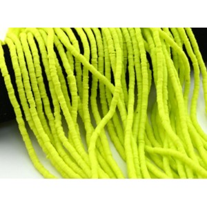 Бусины из каучука Африканские диски 4мм*0,4-1мм, цвет желтый неон, 39см (иск.) Бусины из каучука Африканские диски 4мм*0,4-1мм, цвет желтый неон, 39см (иск.)