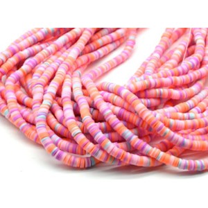 Бусины из каучука Африканские диски 6мм*0,9-1,2мм, цвет оранжевый, 39см (иск.) Бусины из каучука Африканские диски 6мм*0,9-1,2мм, цвет оранжевый, 39см (иск.)