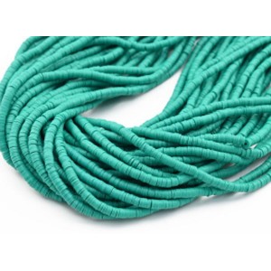 Бусины из каучука Африканские диски 4мм*0,4-1мм, цвет зеленый яркий, 39см (иск.) Бусины из каучука Африканские диски 4мм*0,4-1мм, цвет зеленый яркий, 39см (иск.)