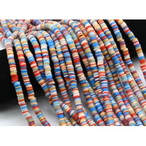 Бусины из каучука Африканские диски 6мм*0,9-1,2мм, цвет красно-синий, 39см (иск.) Бусины из каучука Африканские диски 6мм*0,9-1,2мм, цвет красно-синий, 39см (иск.)