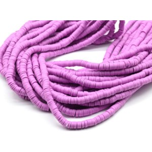 Бусины из каучука Африканские диски 6мм*0,9-1,2мм, цвет сиреневый, 39см (иск.) Бусины из каучука Африканские диски 6мм*0,9-1,2мм, цвет сиреневый, 39см (иск.)