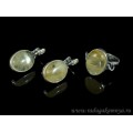 Кольцо и серьги с халцедоном (имитация)  (иск.)