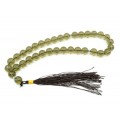 Четки из раухтопаза искусственного шарик 12мм, 40см (иск.)