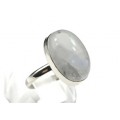 Кольцо лунный камень (адуляр) " Овал " 12*18мм Кольцо лунный камень (адуляр) " Овал " 12*18мм