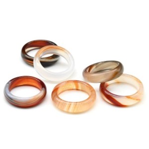 Кольцо из сердолика ширина 6мм