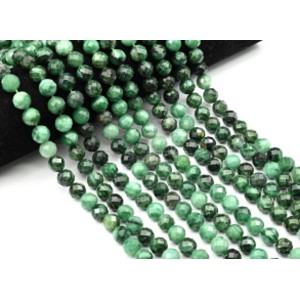 Бусины из фуксита шарик гр.10мм, 37,5см, 37 бусин