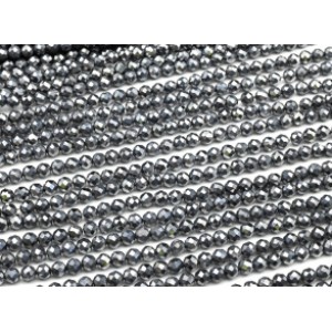 Бусины из терагерцевого камня шарик гр.4мм, 39см, 96 бусин (иск.)