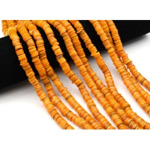 Бусины из перламутра тонированного диски 8мм цв.горчичный, 38,5см, 195 бусин Бусины из перламутра тонированного диски 8мм цв.горчичный, 38,5см, 195 бусин