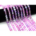 Опал синтетический бусины шарик гр.10мм цв.пурпурный, 37см, 40 бусин (иск.)