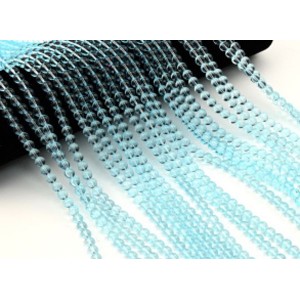 Бусины из стекла шарик 6мм цв.голубой, 38см, 68 бусин (иск.) Бусины из стекла шарик 6мм цв.голубой, 38см, 68 бусин (иск.)