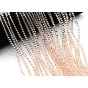 Бусины из стекла шарик 4мм цв.капучино, 38см, 102 бусины (иск.)